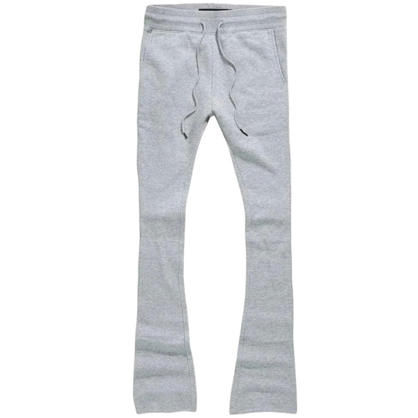 Kids Jordan Craig Uptown Stacked Sweatpants (H/Grey) 8860LK