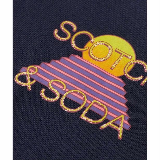 Scotch & Soda Regular Fit Artwork Hoodie (Night) 175378