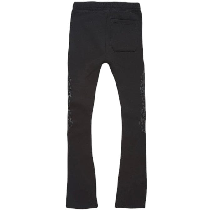 Boys Jordan Craig Paradise Tour Stacked Sweatpants (Noir) 8241LB