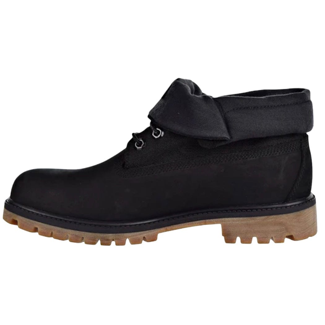 Timberland Heritage Roll Top Boots (Black Nubuck) TB-0A1S5P-001