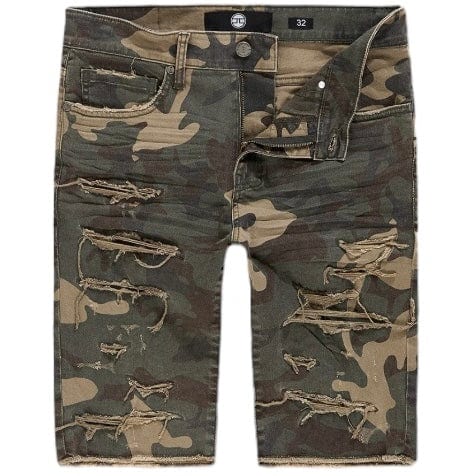 Jordan Craig Og Tulsa Camo Twill Shorts (Woodland) J3204SC