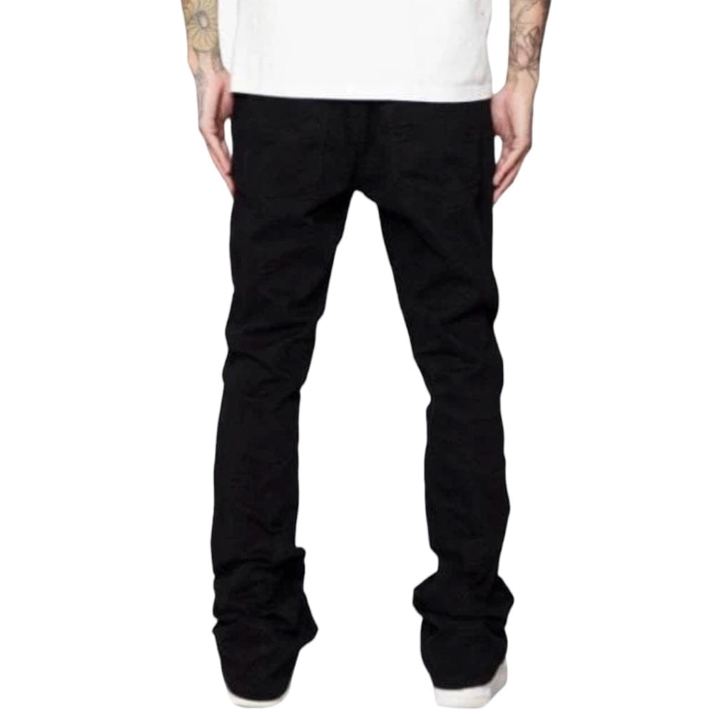 Valabasas "Frith" Stacked Denim (Black) VLBS6030