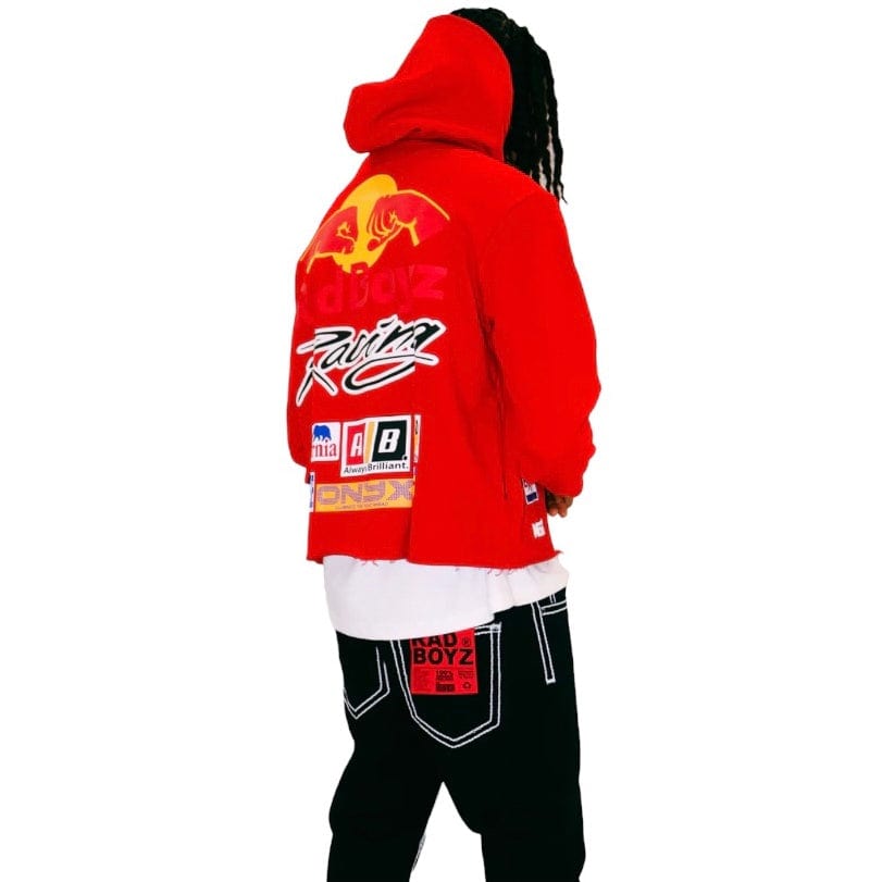 Rad Boyz Red Bull Crop Hoodie (Red) RB-KT-106