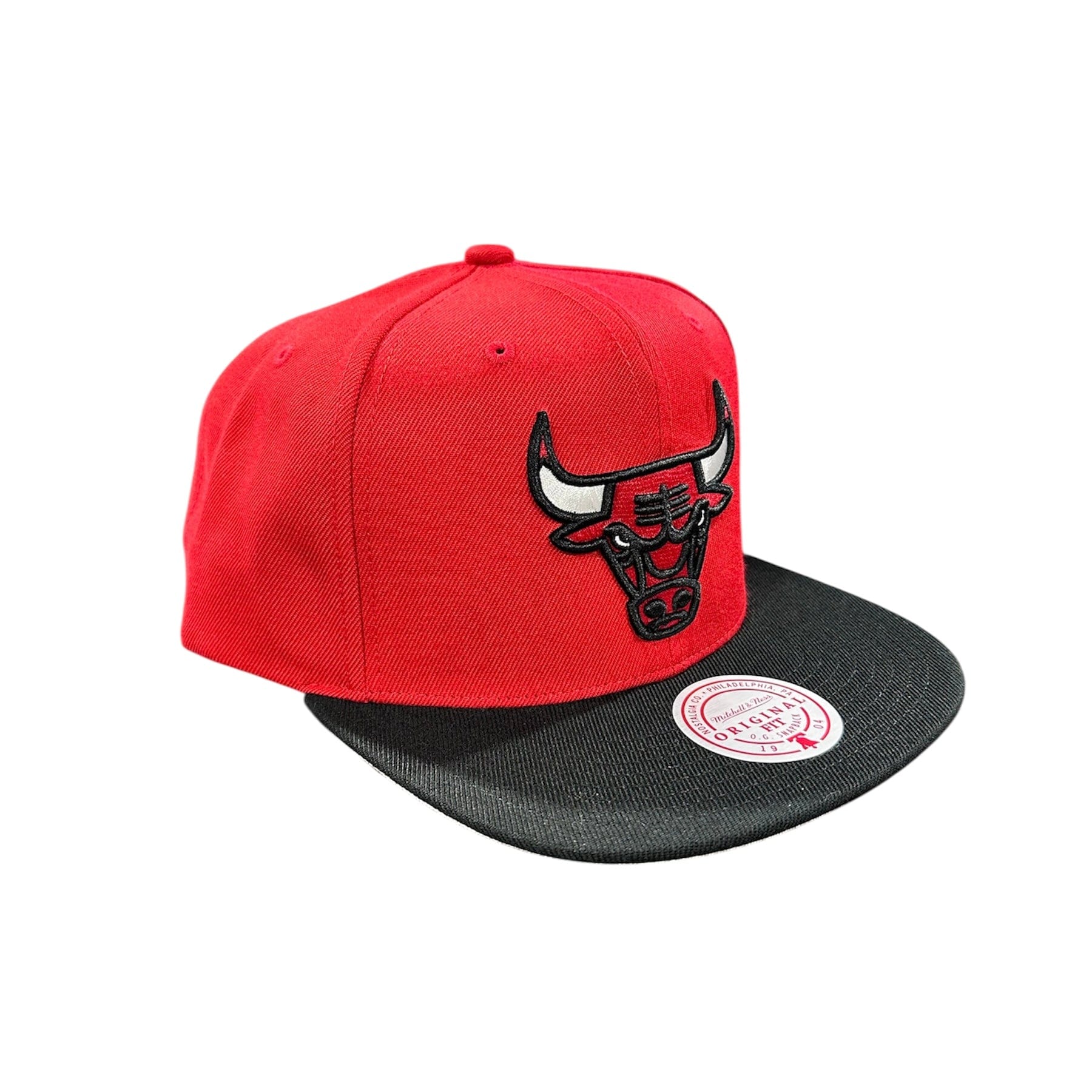 Mitchell & Ness NBA Chicago Bulls Team 2 Tone 2.0 Snapback (Red/Black)