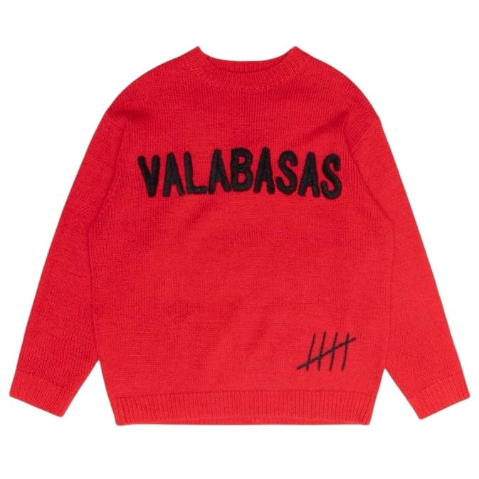 Valabasas Altered Crewneck (Red) VLBS-VCR1-1001