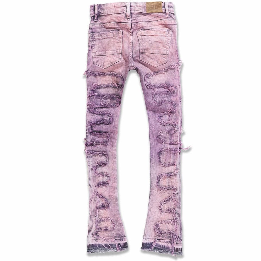 Kids Jordan Craig Stacked Oasis Denim (Blush) JTF1131K