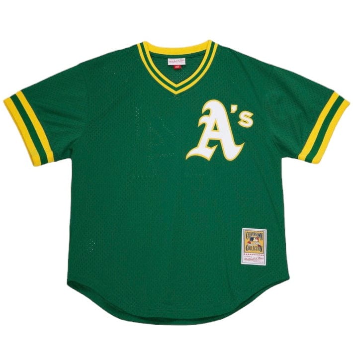 Mitchell & Ness MLB Oakland Athletics Authentic Bp Jersey (Kelly Green)