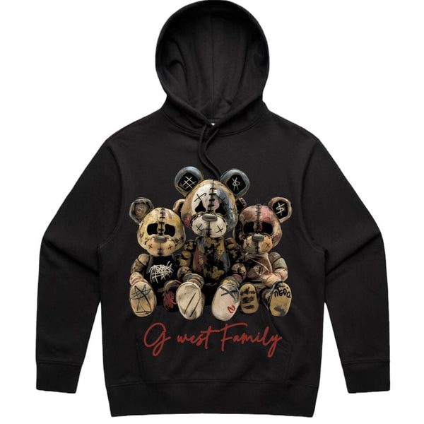 G West Family Hoodie (Black/Red)