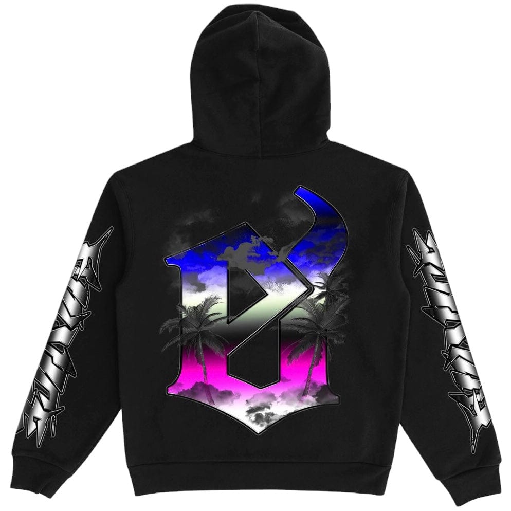 Evil Vice Panther Palm Hoodie (Black) FW24-23