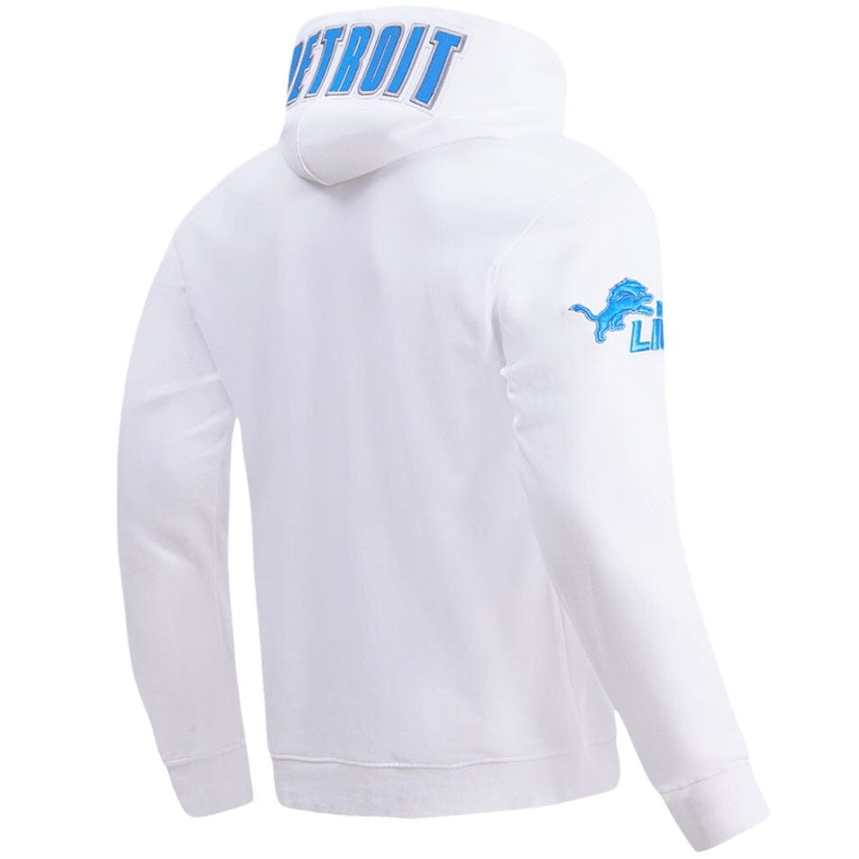 Pro Standard Detroit Lions Classic Chenille DK PO Hoodie (White)