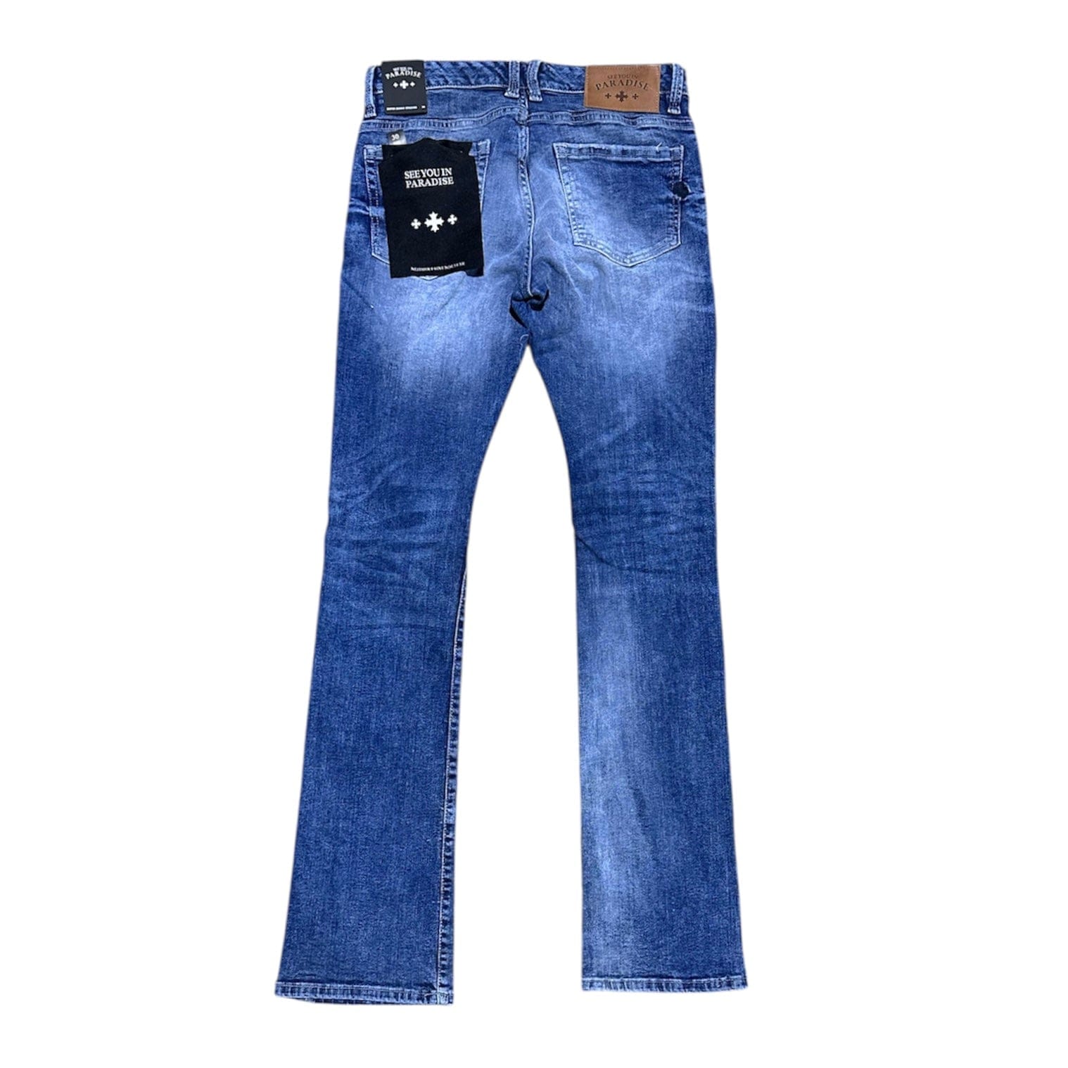 See You In Paradise Super Skinny Stacked Denim (Aged Wash) JTFP2324