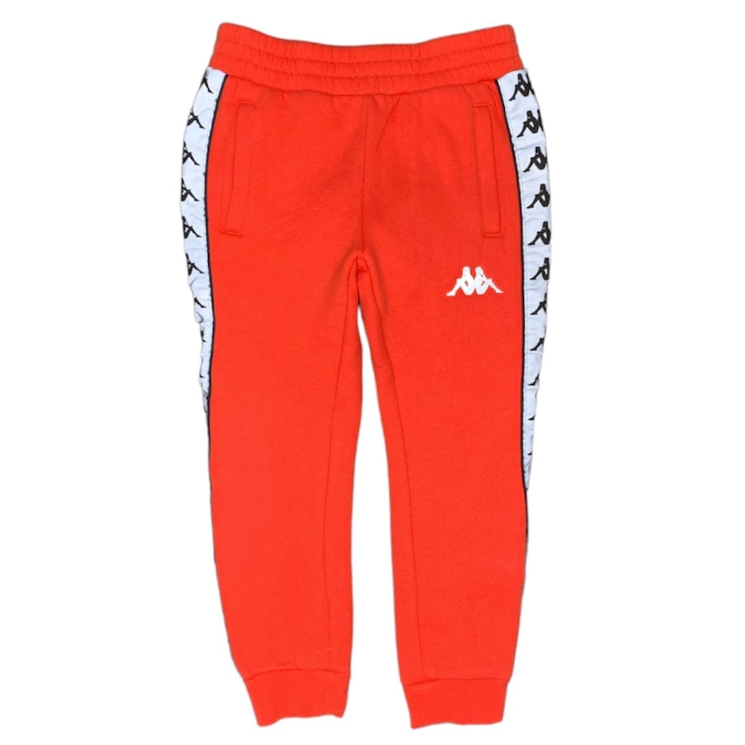 Kids Kappa Reflective Sweatpant (Orange Flame/Silver) - 311CD8WK