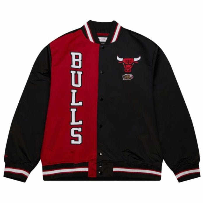 Mitchell & Ness NBA Chicago Bulls Team OG 2.0 Lightweight Jacket (Black)