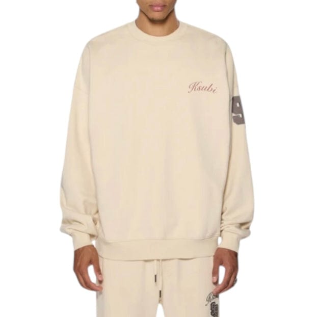 Ksubi Playoff Ekcess Crew Neck (Dusty Desert Tan) MSP25FL004