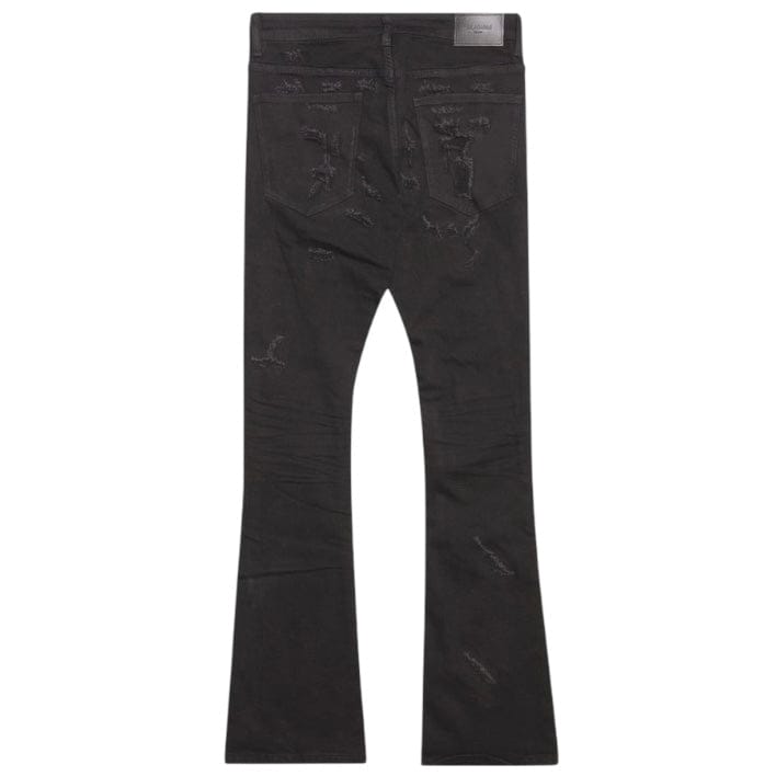 Valabasas Driftwood Stacked Denim (Jet Black) VLBSST003