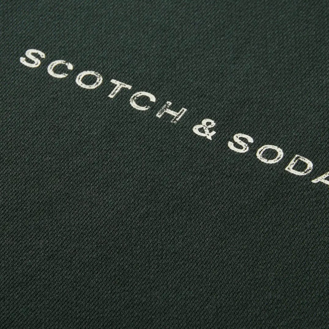 Scotch & Soda Essentials Logo Sweatshirt (Grachten Green) 179195