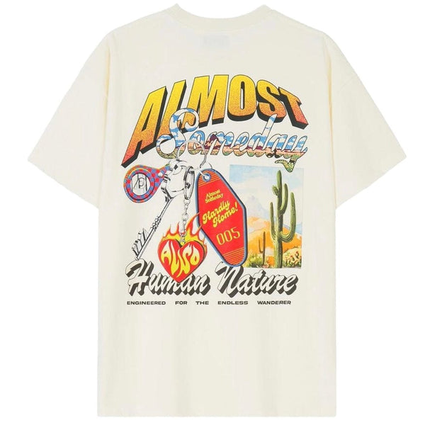 Almost Someday Human Nature Tee (Cream) AS-W23-TS-HMN
