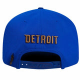 Pro Standard Detroit Pistons Sport Side Patch Wool Snapback (Blue/Red)
