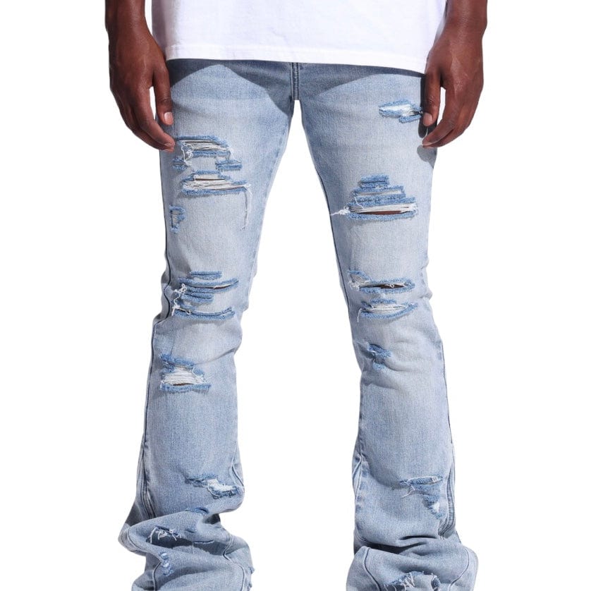 Crysp Arch Flare Denim (Light Distress) CRYSP25-117