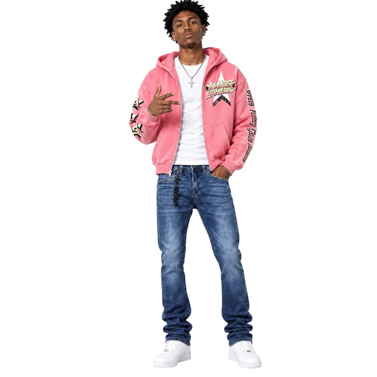 Bemburi Stacked Pacific Jean (Blue Wash) M8503DA
