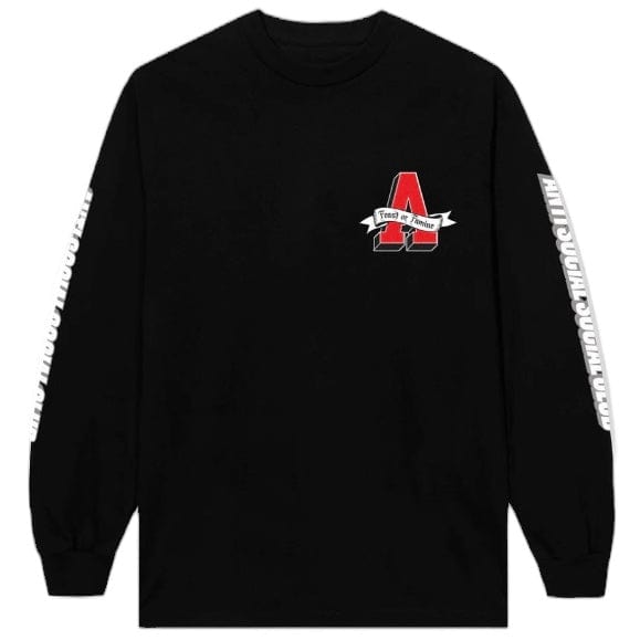 Anti Social Social Club ASSC X 2 Tone Easy A Long Sleeve Tee (Black)