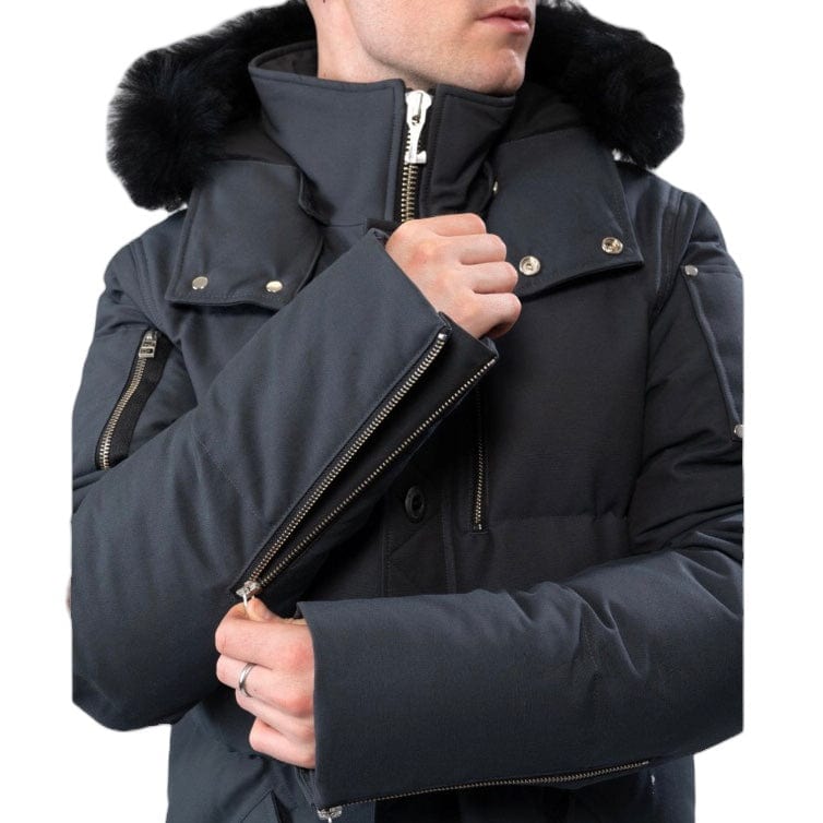 Moose Knuckles Original 3Q Neoshear Jacket (Granite/Black Shearling)