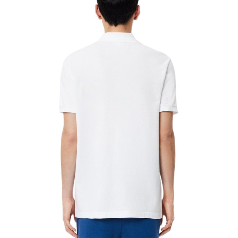 Lacoste Washed Effect Cotton Pique Polo (White) PH7426-51