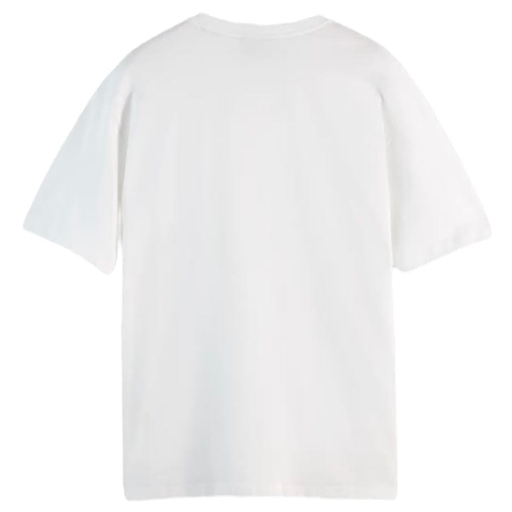 Scotch & Soda Relaxed-Fit Logo Artwork T-Shirt (White) 180058