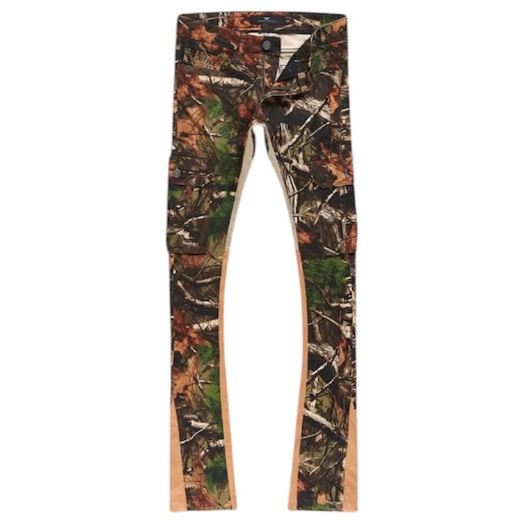 Boys Jordan Craig Martin Stacked Camo Cargo Denim (Maple) JTF222CB