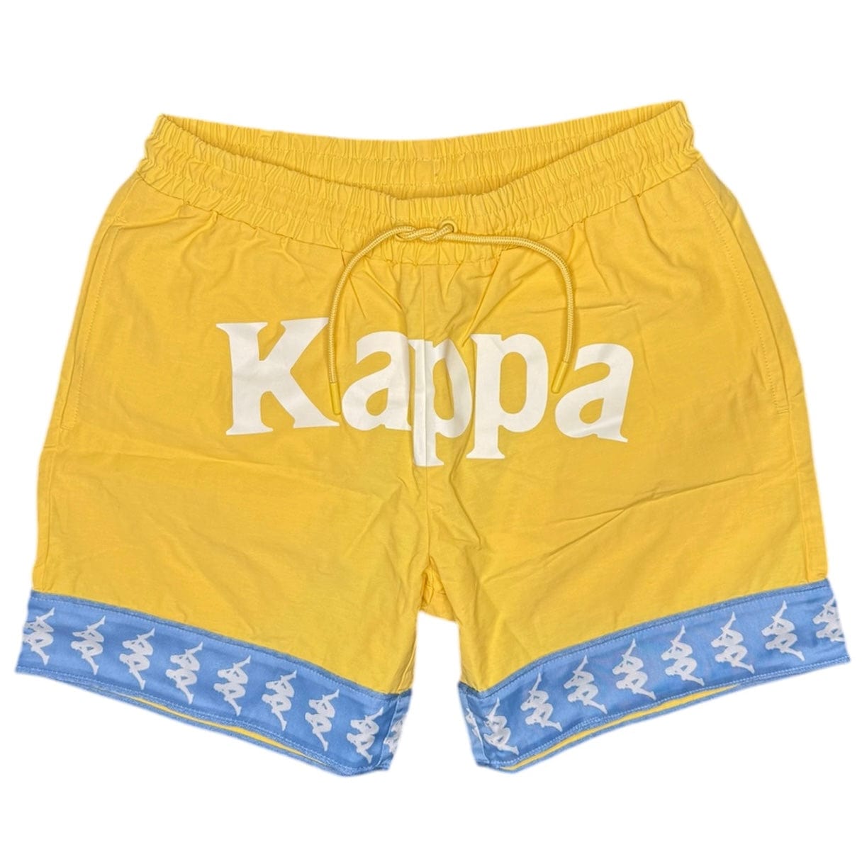 Kappa 222 Banda Calabash 3 Shorts (Yellow/Light Blue) 381E5MW