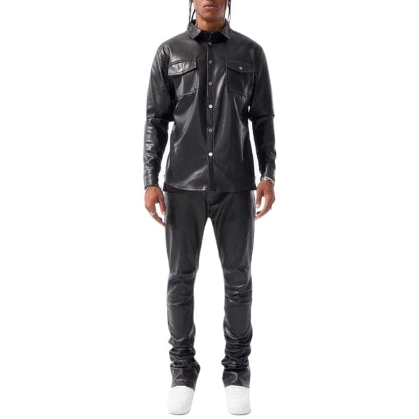 Jordan Craig Thriller Button Up Jacket (Black) 2560