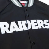 Mitchell & Ness NFL Oakland Raiders Double Clutch Jacket (Black/White)