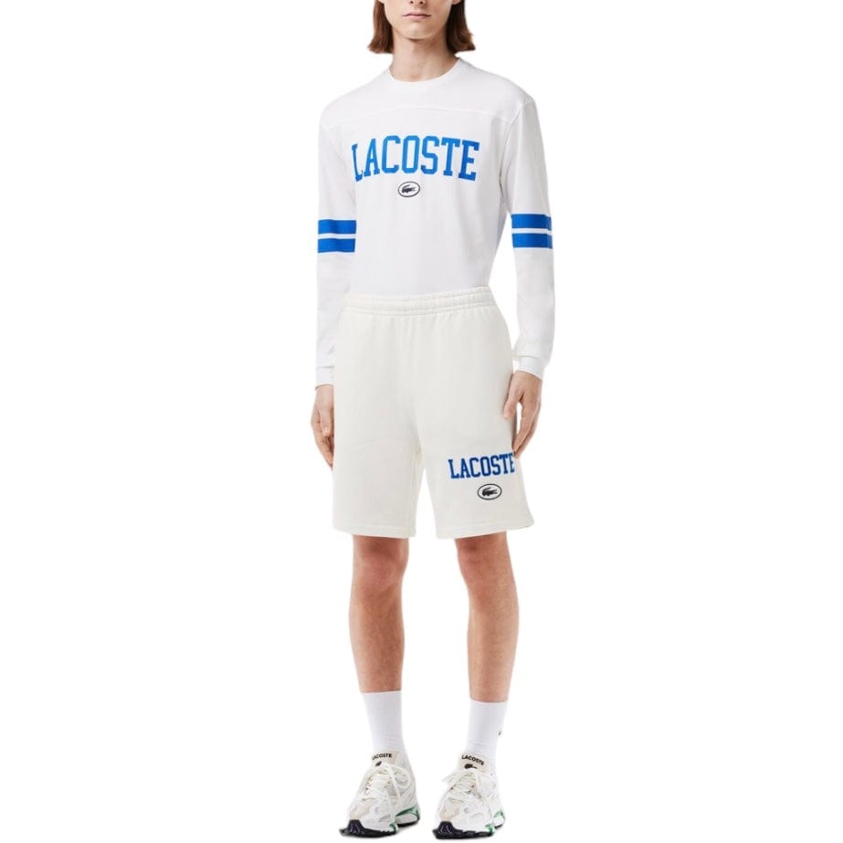 Lacoste Regular Fit Lacoste Print Jogger Short (White) GH7499-51