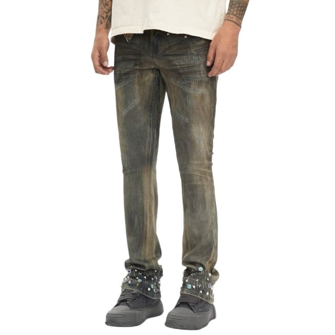 Valabasas Ion Stacked Denim (Lt. Dirty Vintage Wash Wax) VLBS-VJ3-1058