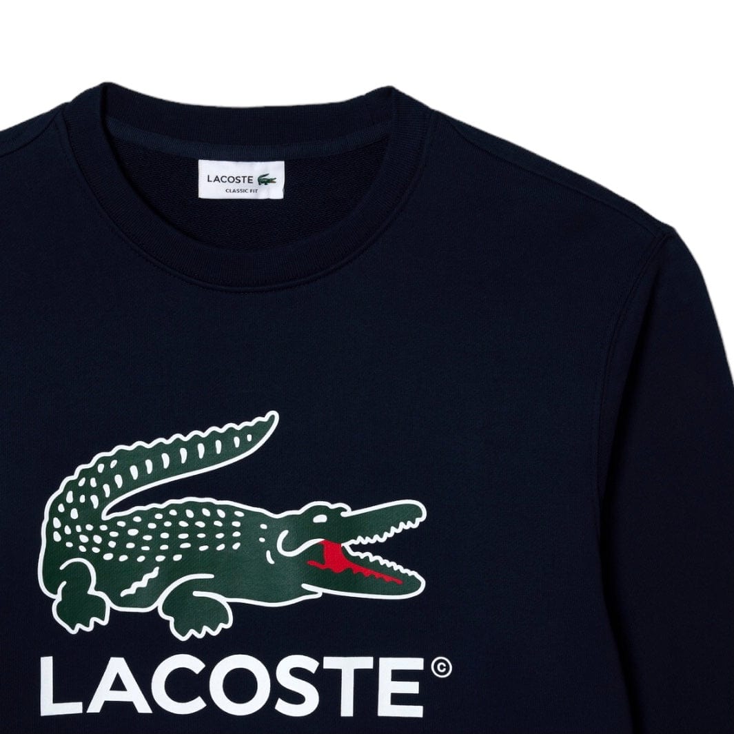 Lacoste Classic Fit Fleece Sweatshirt (Navy Blue) SH1281-51