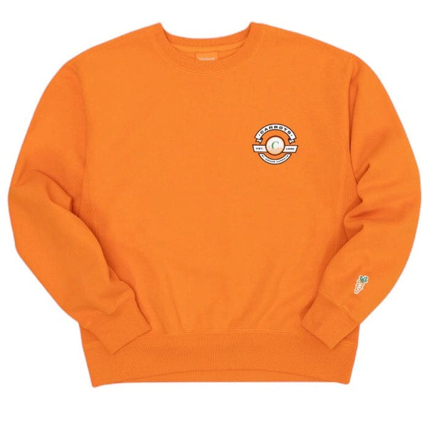 Carrots Label Crewneck Sweatshirt (Orange)