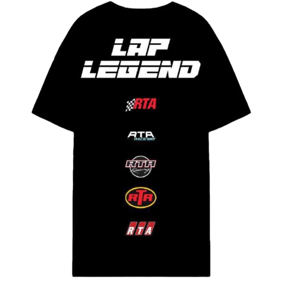 RTA Santos Moto Logo Tee (Black Lap Legend) MF23K621