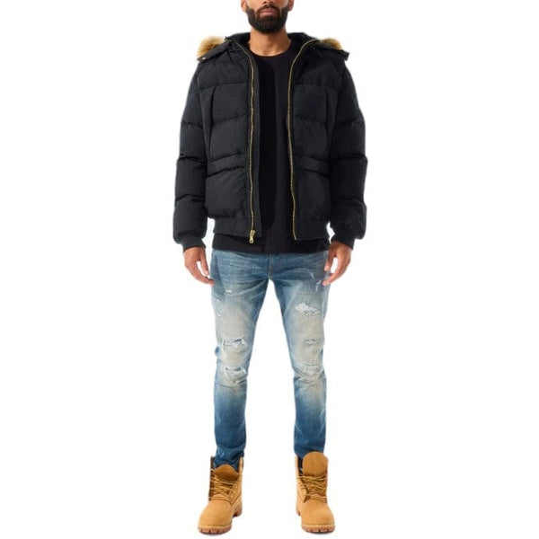 Jordan Craig Cross Bay Bomber Jacket (Black) 91630