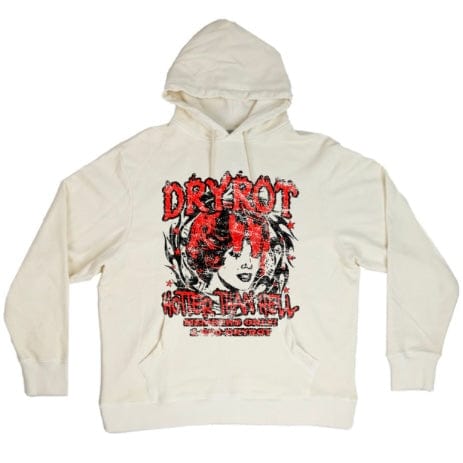 Dry Rot 1-800 Hoodie (Washed Cream) DR127