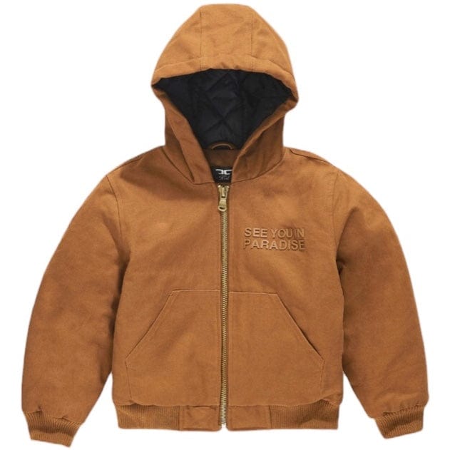 Boys Jordan Craig See You In Paradise Hooded Work Jacket (Wheat) 91750B