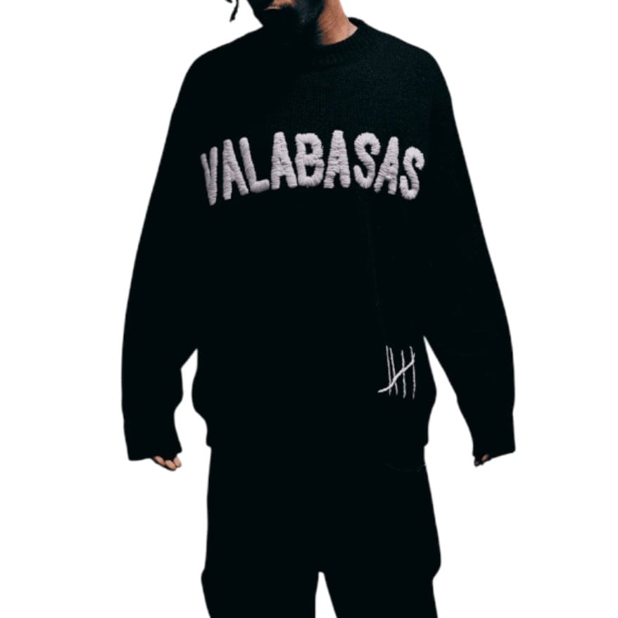 Valabasas Altered Crewneck (Black) VLBS-VCR1-1001