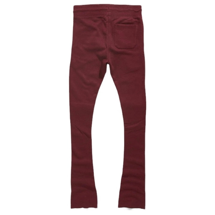 Boys Jordan Craig Uptown Stacked Sweatpants (Wine) 8860LB