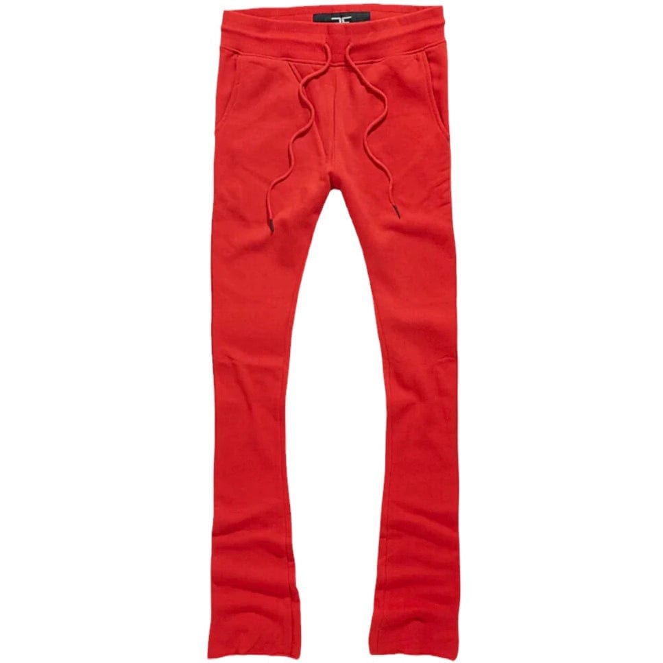 Kids Jordan Craig Uptown Stacked Sweatpants (Red) 8860LK