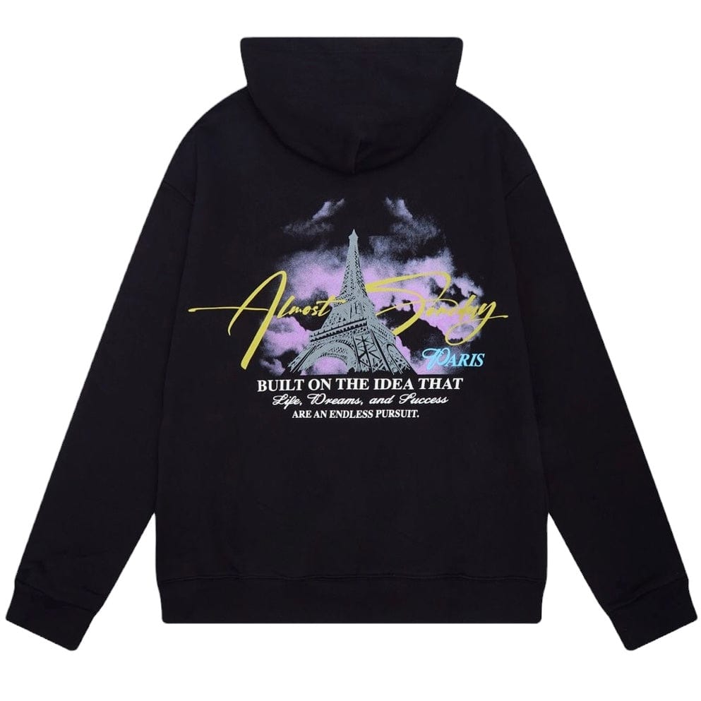 Almost Someday Paris Hoodie (Black) AS-H24-23