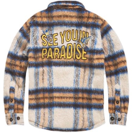 Boys Jordan Craig See You In Paradise Flannel Shacket (Meadow) 2561B