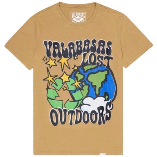 Valabasas "Care Outdoors" Tee (Vintage Light Brown) VLBS90040