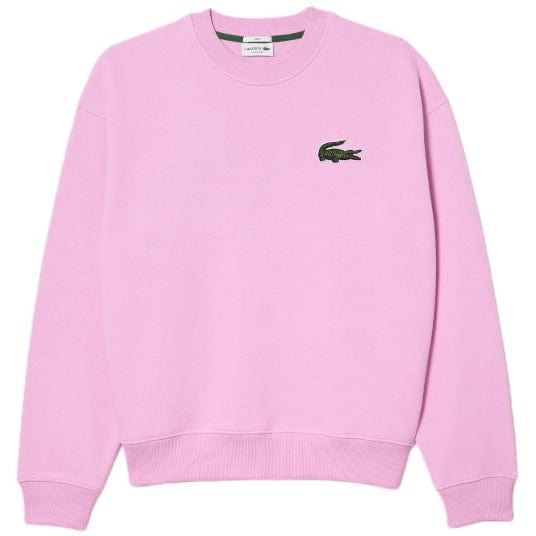 Lacoste Unisex Loose Fit Crocodile Badge Sweatshirt (Pink) SH6405-51