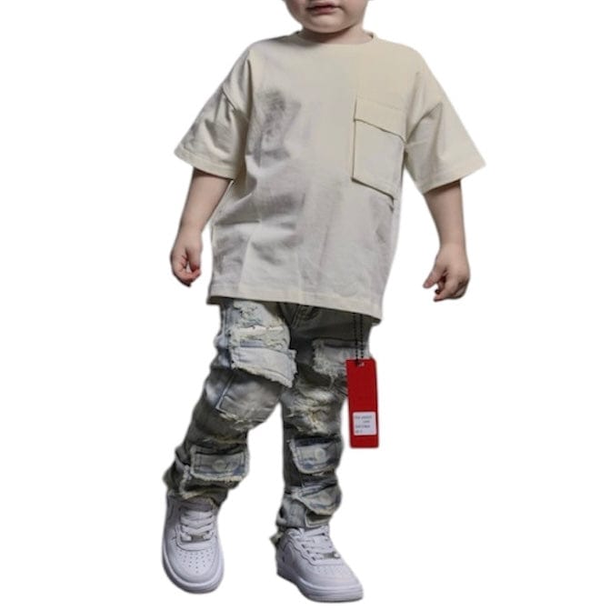 Kids Supply X Ajenda Luke Denim (Light Wash) AJK3029