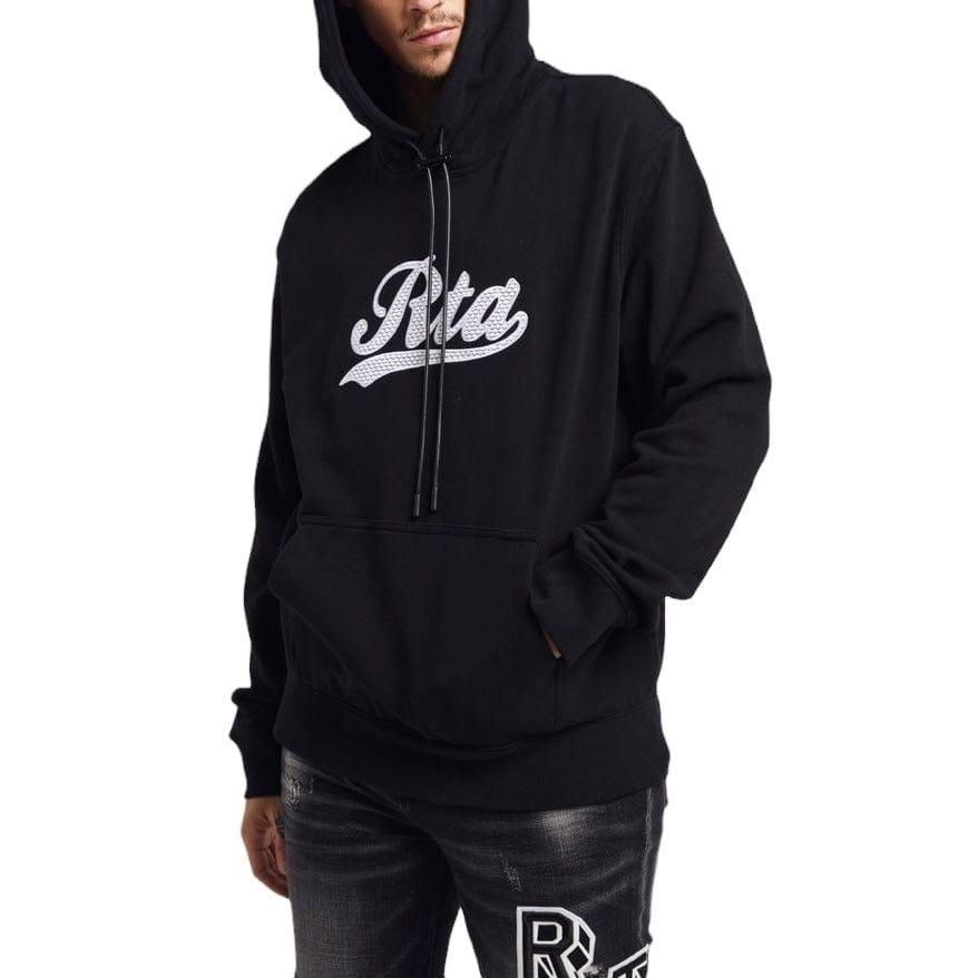 Rta Dion Hoodie (Black Collegiate Script) MU24K628-T1181BKCGS