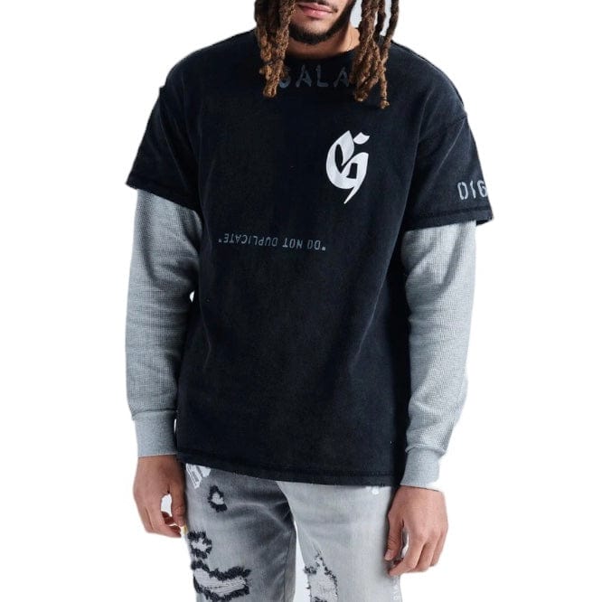 Gala Original Ego Must Die Thermal LS Tee (Black/Grey) G-SPR-23-028